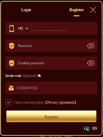 log in methos in n999