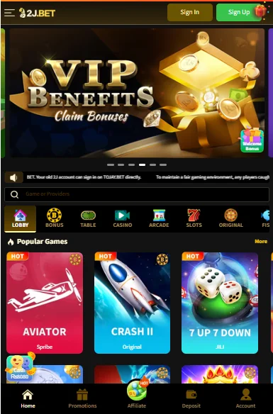 2J Bet Game download Pakistan